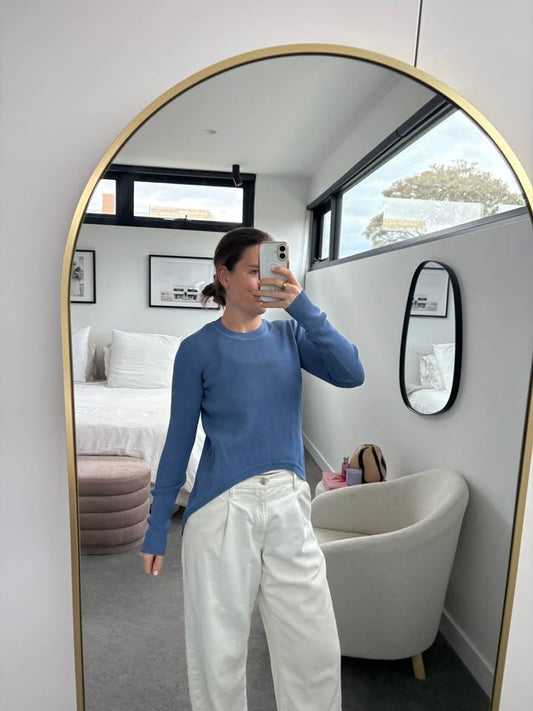 Scanlan Theodore Crepe Knit Jumper - size SM