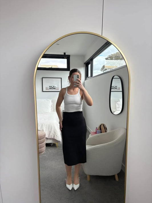 Scanlan Theodore Crepe Knit Skirt - size small