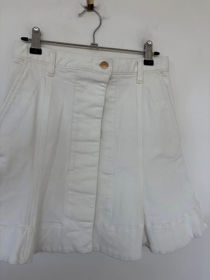 Scanlan Theodore Denim Mini Skirt - size 8