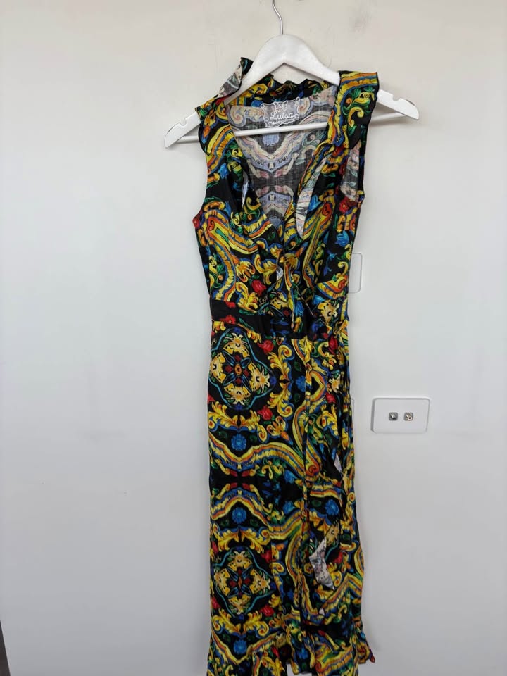 Luisa Wrap Dress - size small