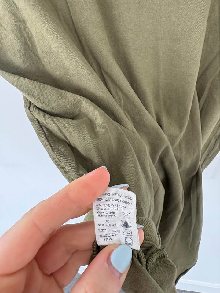 Bassike Tee Dress - size medium