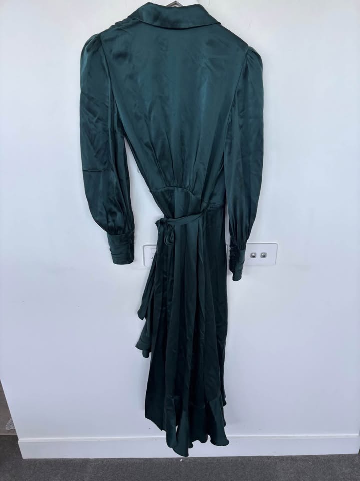 ZIMMERMANN Silk Wrap Dress - size 0