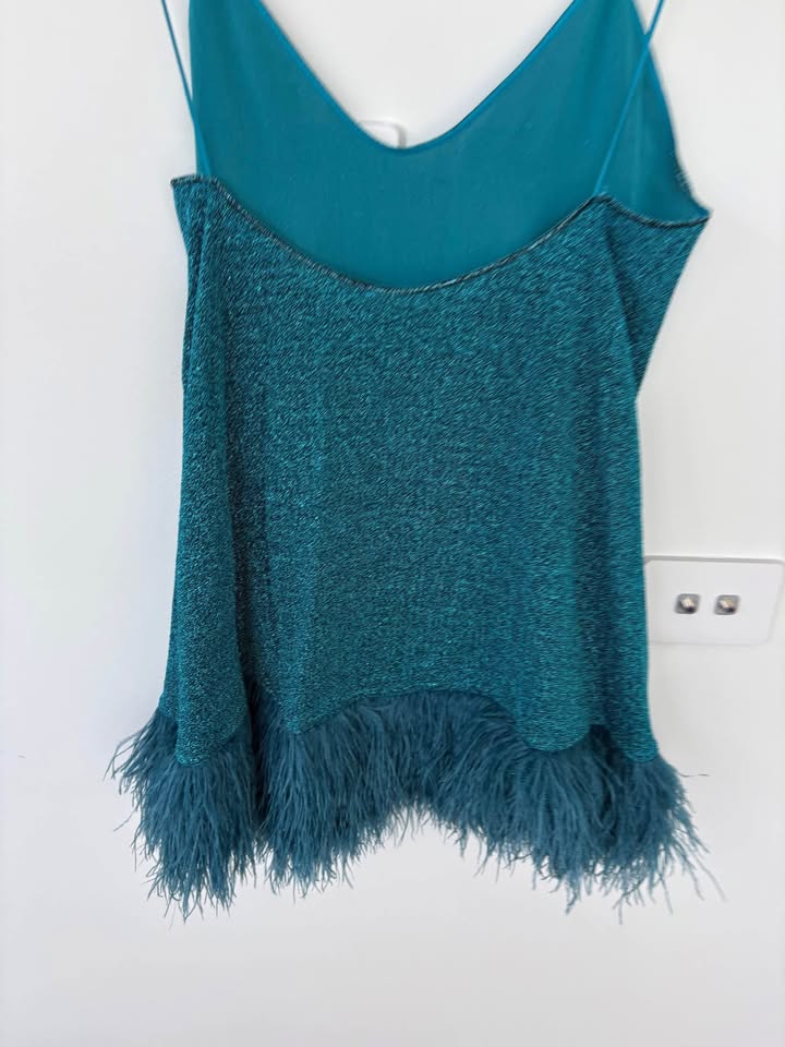 Oseree Sparkly Mini Dress - size S-M