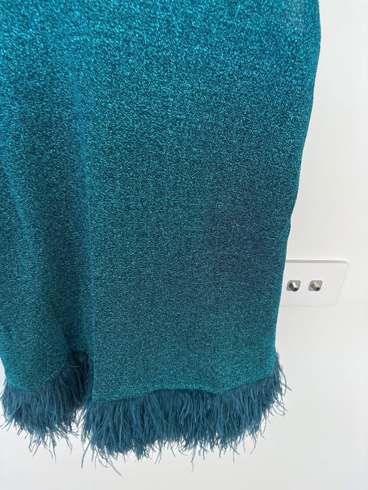 Oseree Sparkly Mini Dress - size S-M