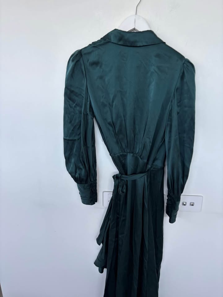 ZIMMERMANN Silk Wrap Dress - size 0