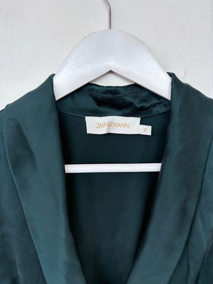 ZIMMERMANN Silk Wrap Dress - size 0