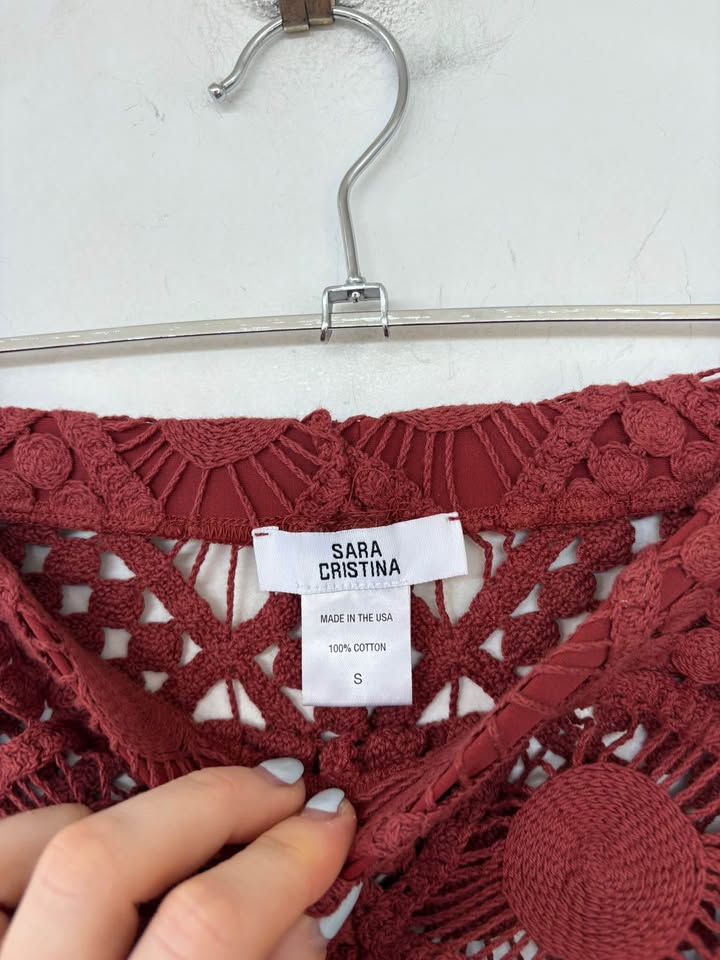Sara Cristina Crochet Pants - size small