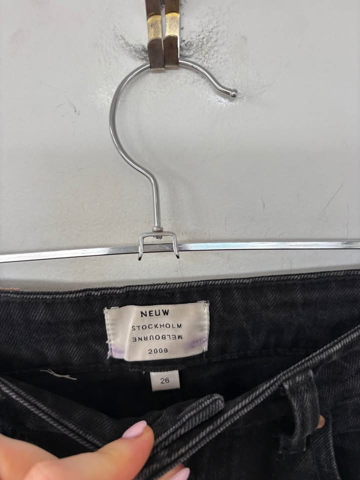 Neuw Black Denim Jeans - Size 36