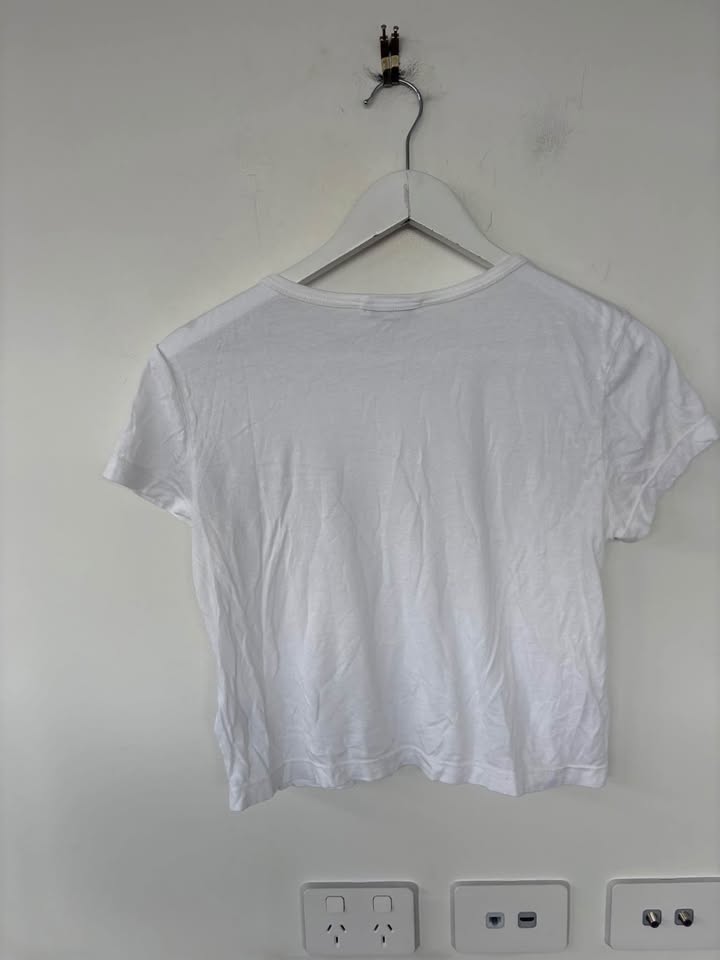 Agolde White Tee - Size XS