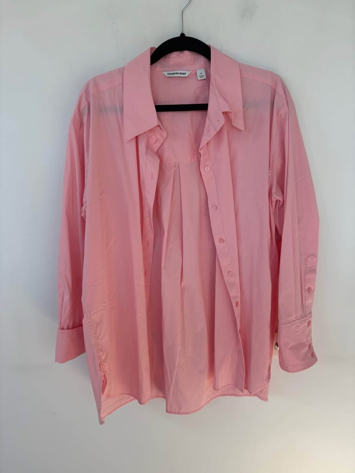 Country Road Pink Shirt - Size 12