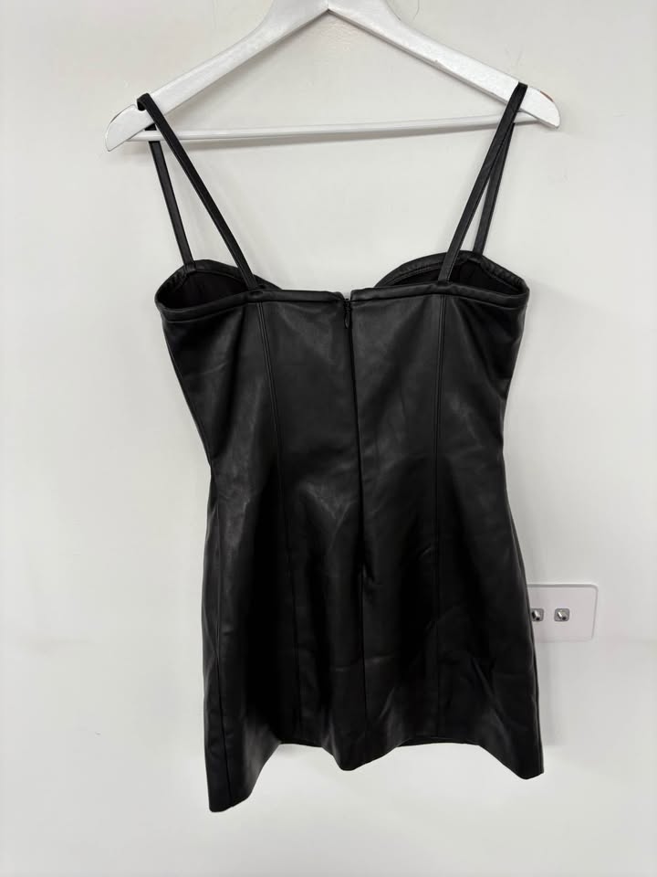 Manning Cartell Leather Mini Dress - Size 10