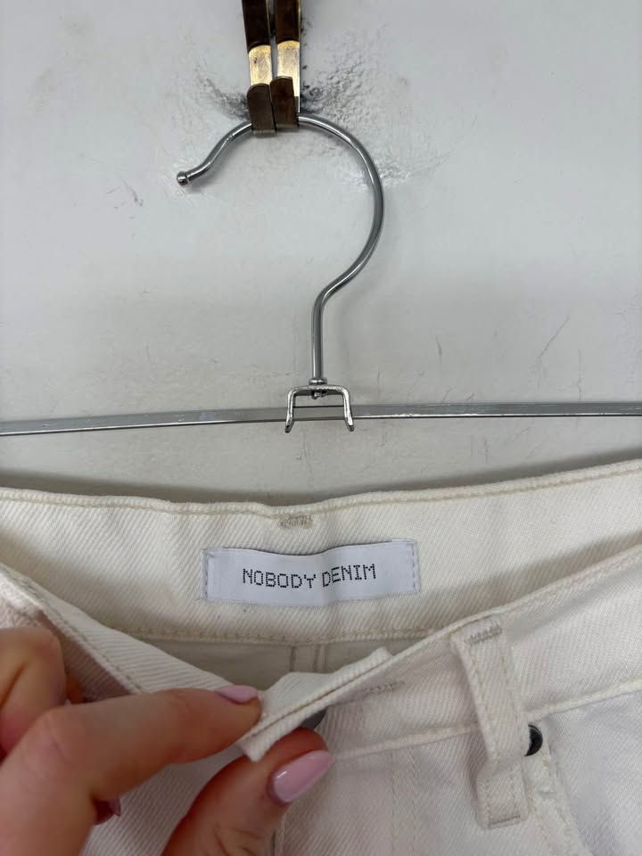 Nobody Denim White Short - Size 27