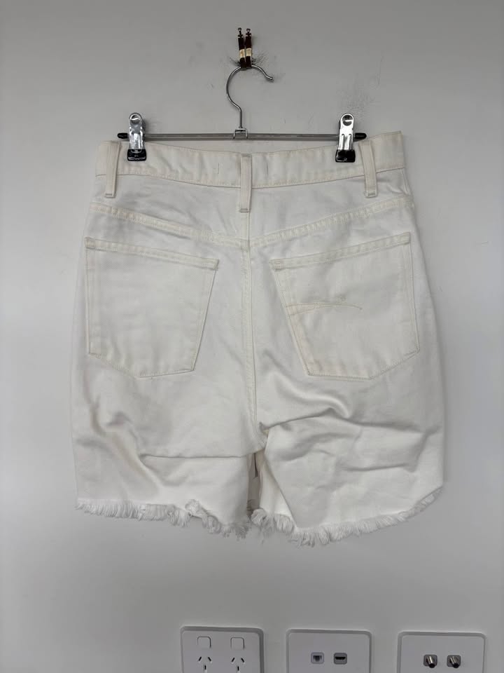 Nobody Denim White Short - Size 27