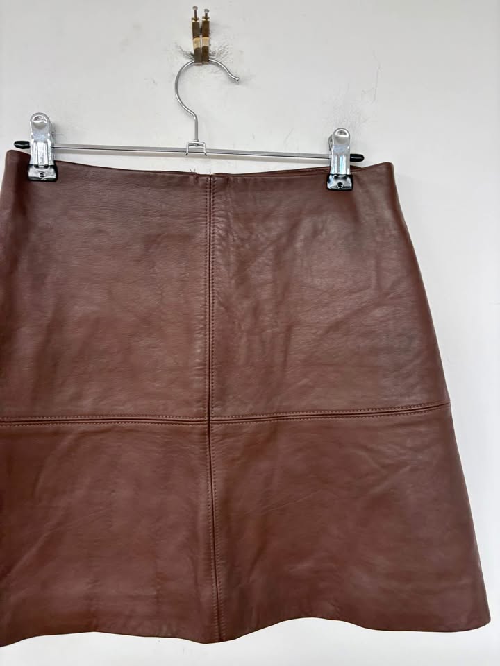 Kookai Leather Skirt - Size 36