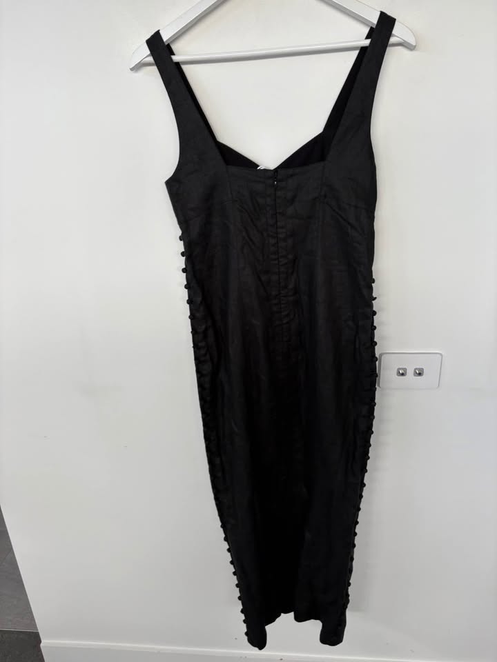 Joslin Black Midi Dress - Size 8 BNWT