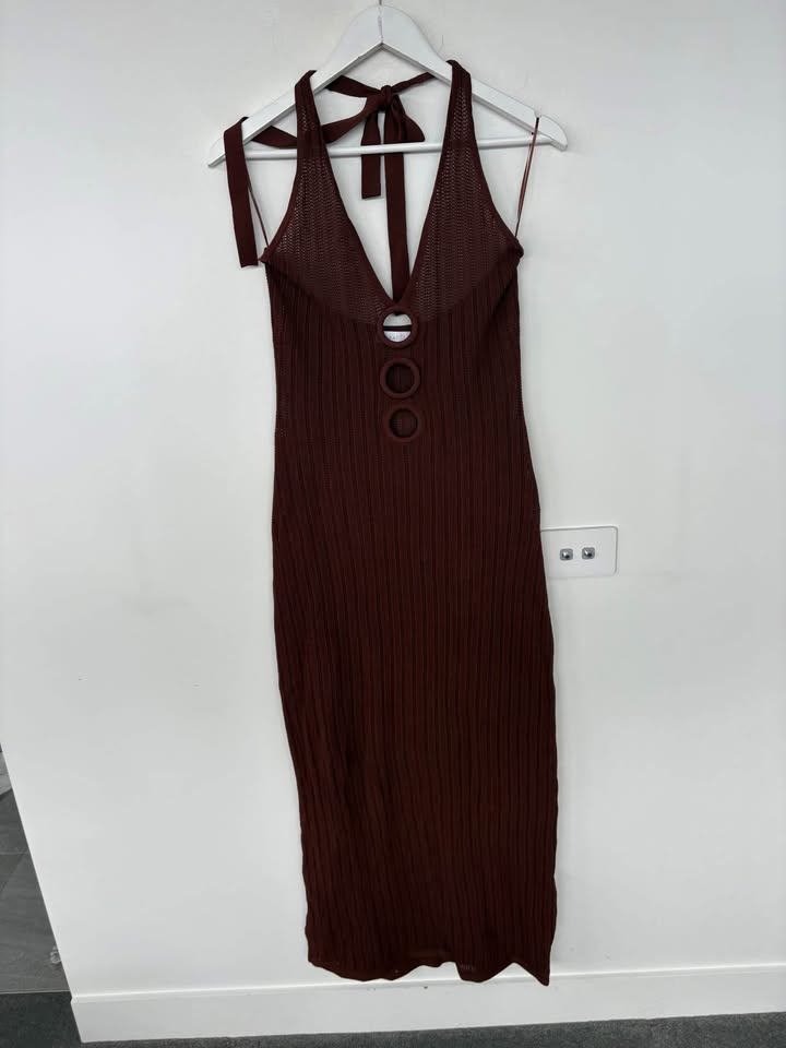 Kookai Halter Dress - Size 8