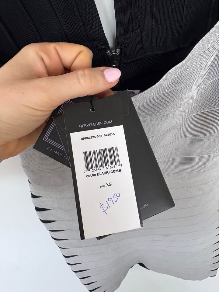 Herve Leger Bandage Dress - Size XS