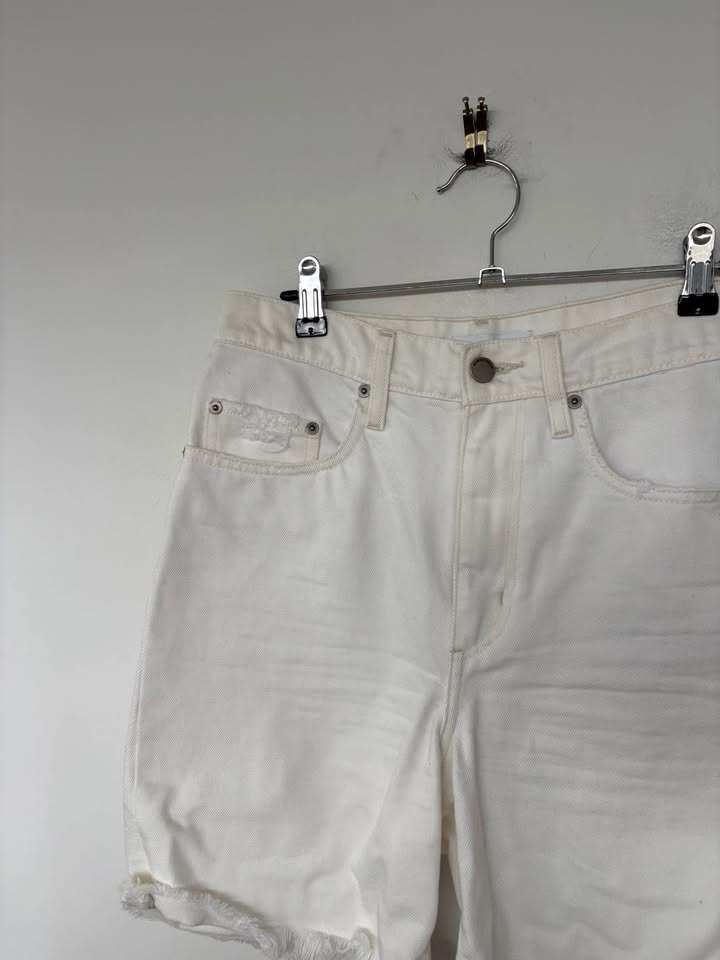 Nobody Denim White Short - Size 27