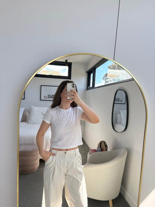 Agolde White Tee - Size XS