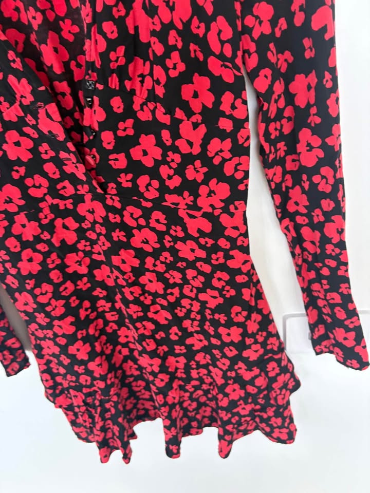 Kookai Floral Mini Dress - Size 36