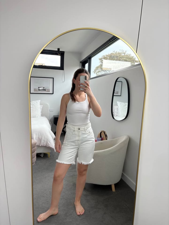 Nobody Denim White Short - Size 27