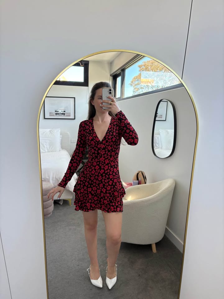 Kookai Floral Mini Dress - Size 36