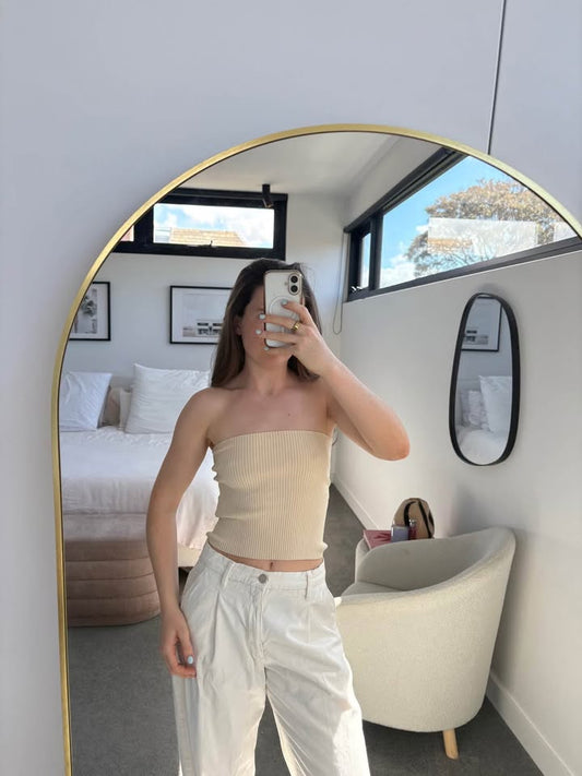 Henne Strapless Top - Size 8