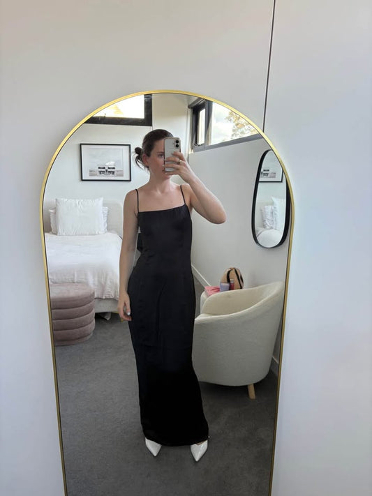 Meshki Black Maxi Dress - Size Small