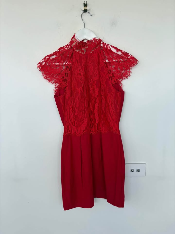 Lover Red Mini Dress - Size 6