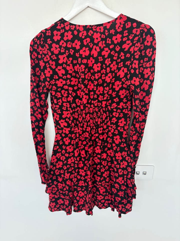Kookai Floral Mini Dress - Size 36