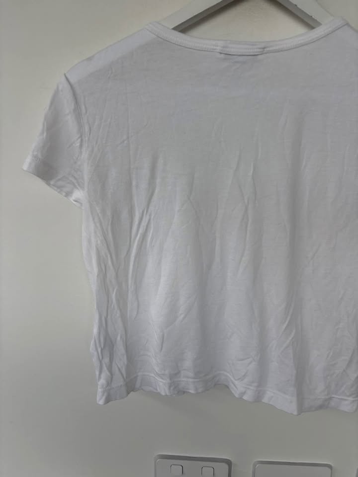 Agolde White Tee - Size XS