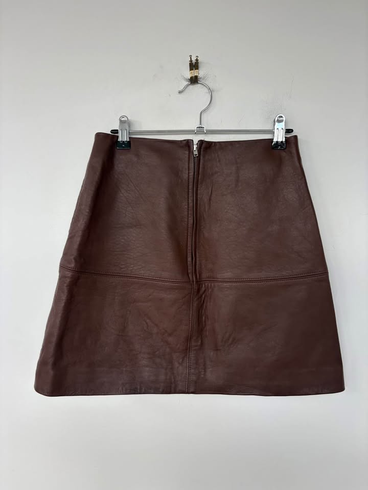 Kookai Leather Skirt - Size 36