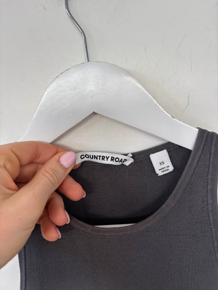 Country Road Grey Dress - Size XS