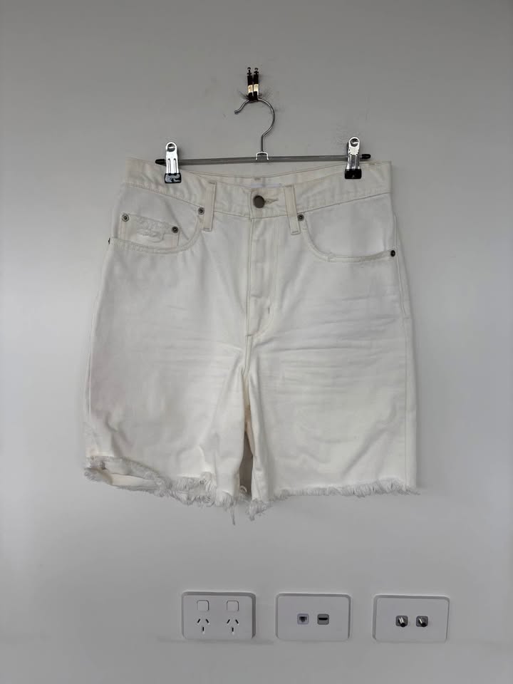 Nobody Denim White Short - Size 27