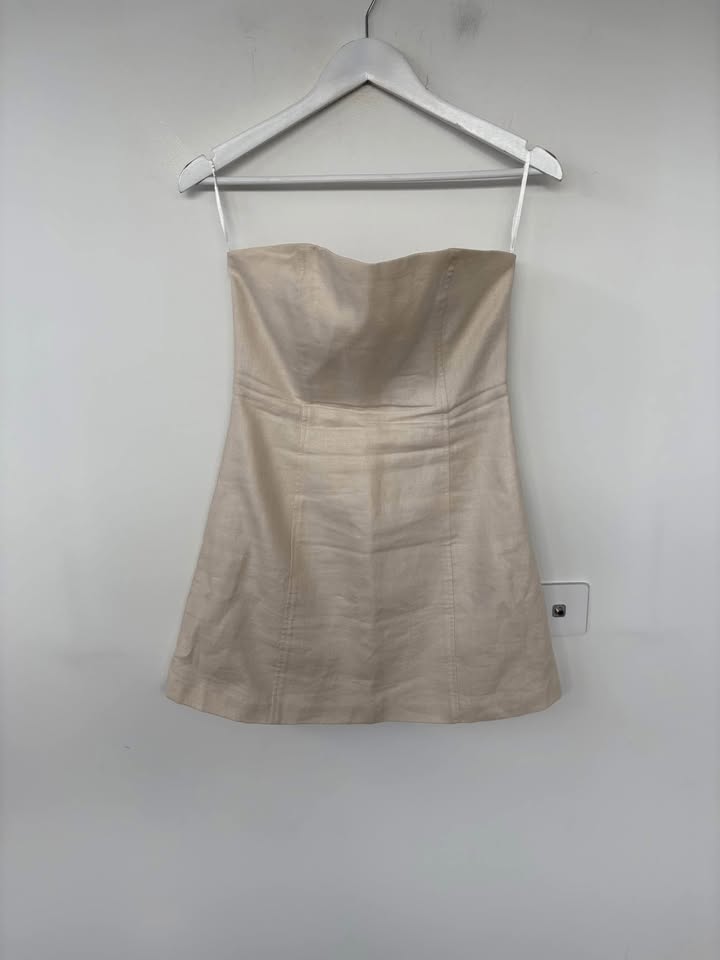 Le Mon Strapless Mini Dress - Size 10