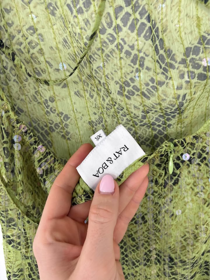 Rat & Boa Maxi Dress - size xs