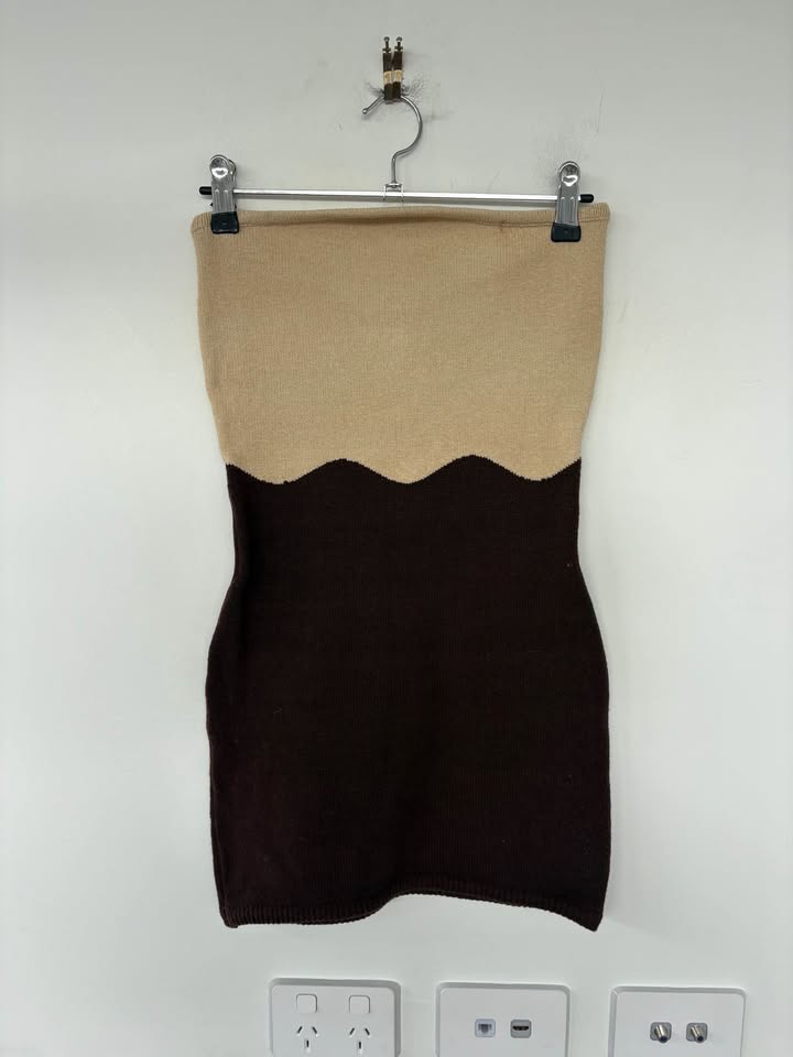 Balm Wears Knit Mini Dress - size small medium