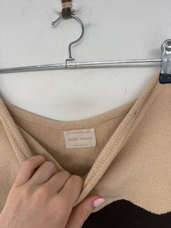 Balm Wears Knit Mini Dress - size small medium