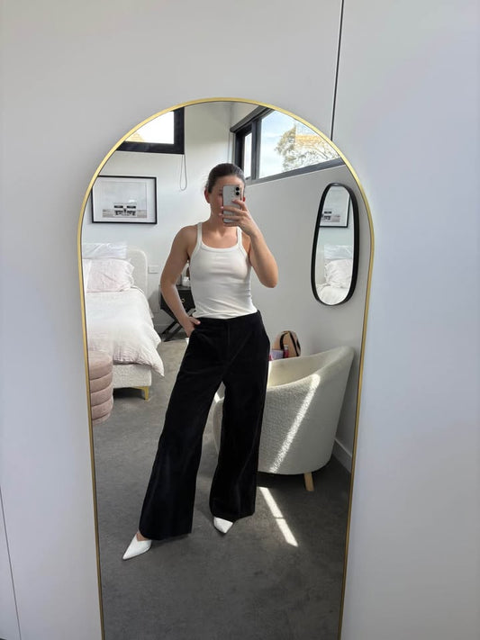 Scanlan Velvet Pants - size 10