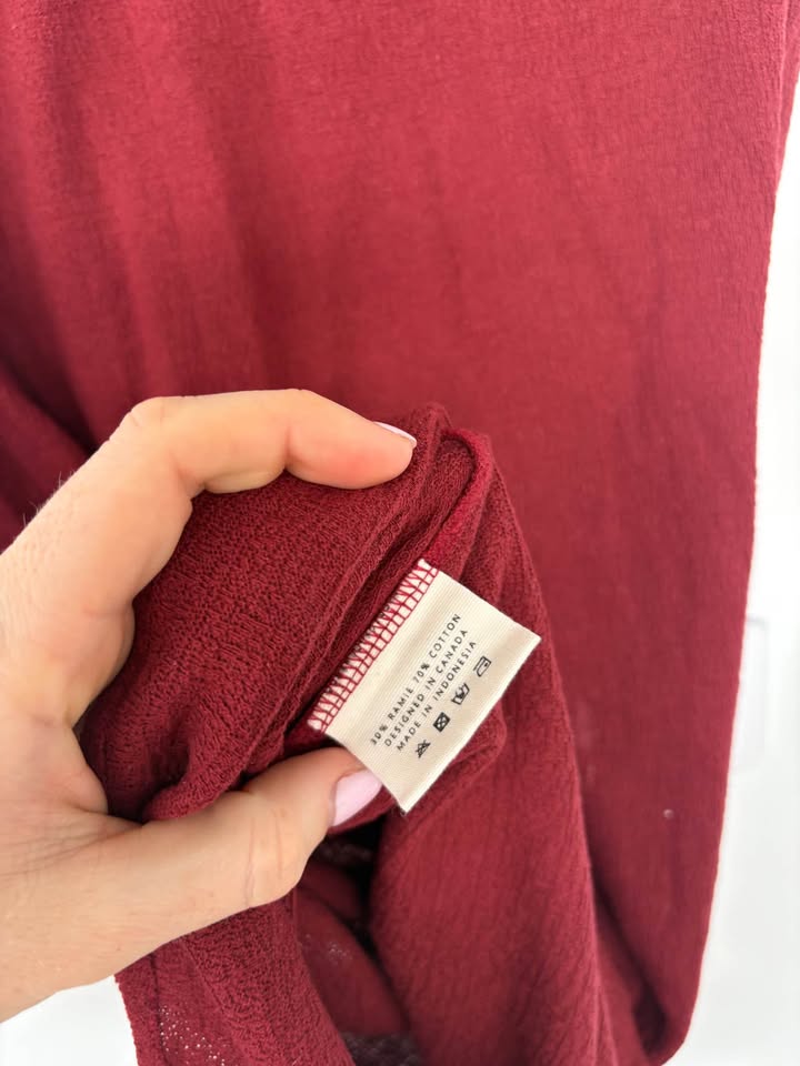 Bahgoose Maroon Set - size xs/s