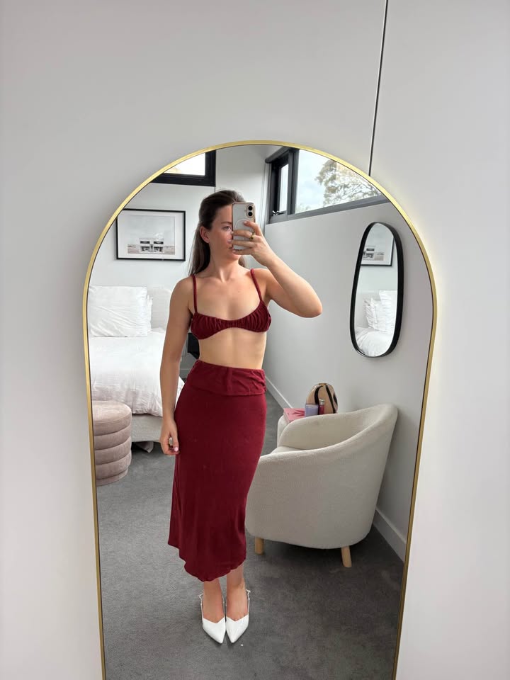 Bahgoose Maroon Set - size xs/s