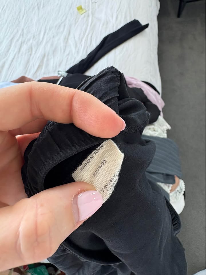 Jac + Jack Silk Pants - size 8