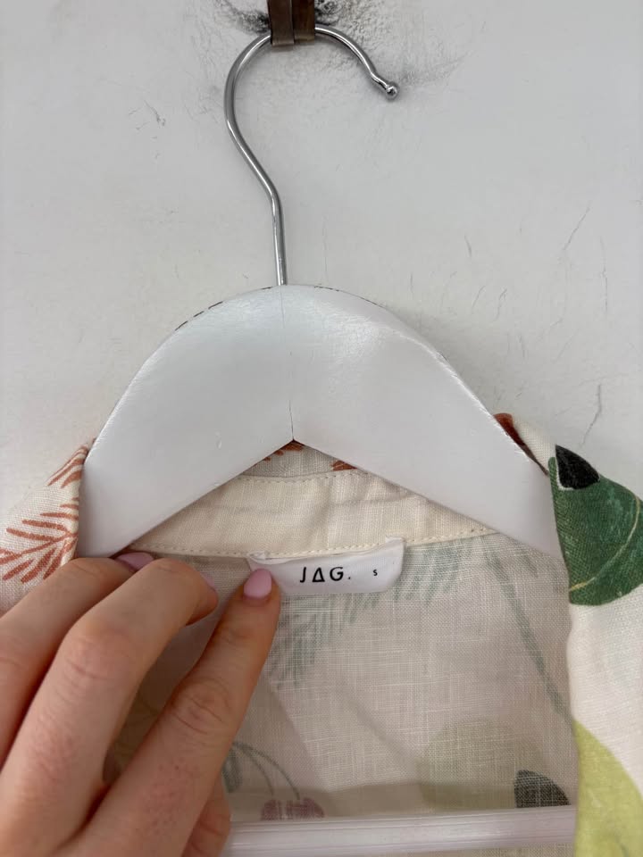 Jag Linen Mini Dress - size small