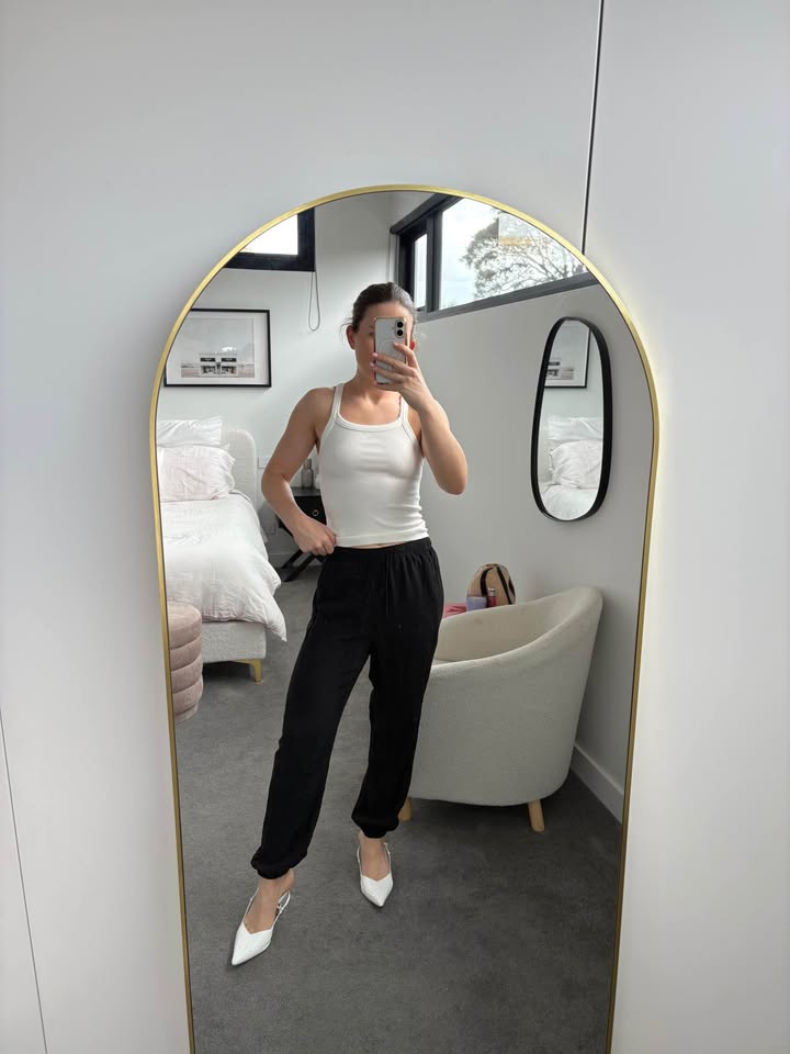 Jac + Jack Silk Pants - size 8