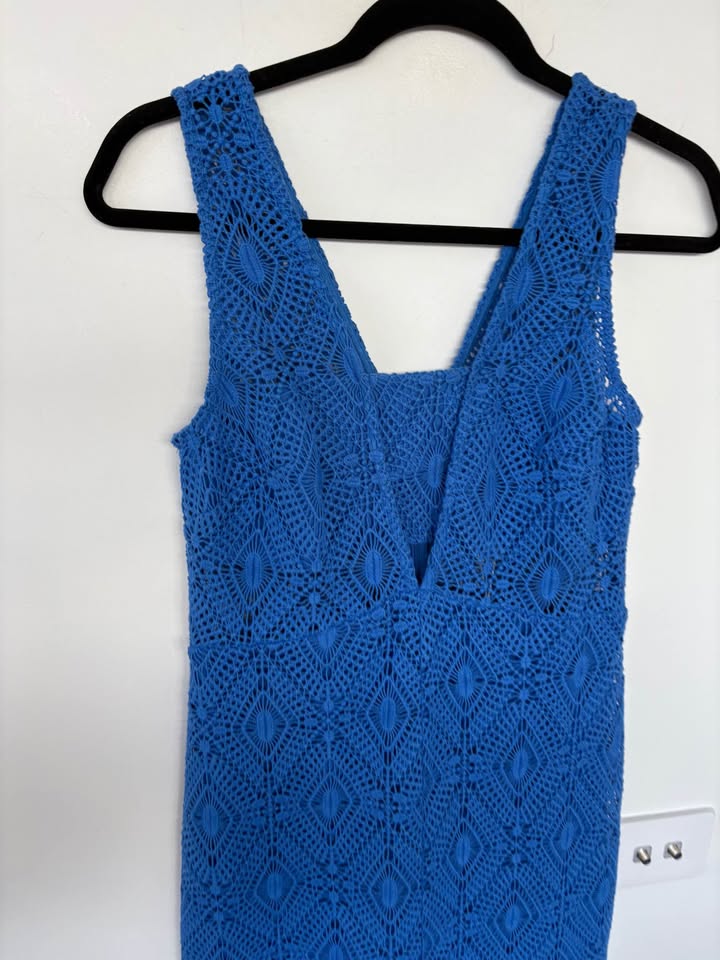 ROAME Crochet Maxi Dress