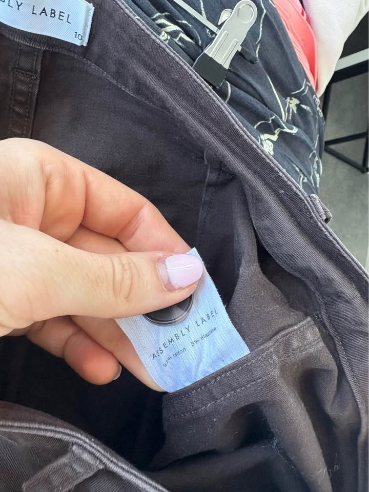 Assembly Label Pants - size 10