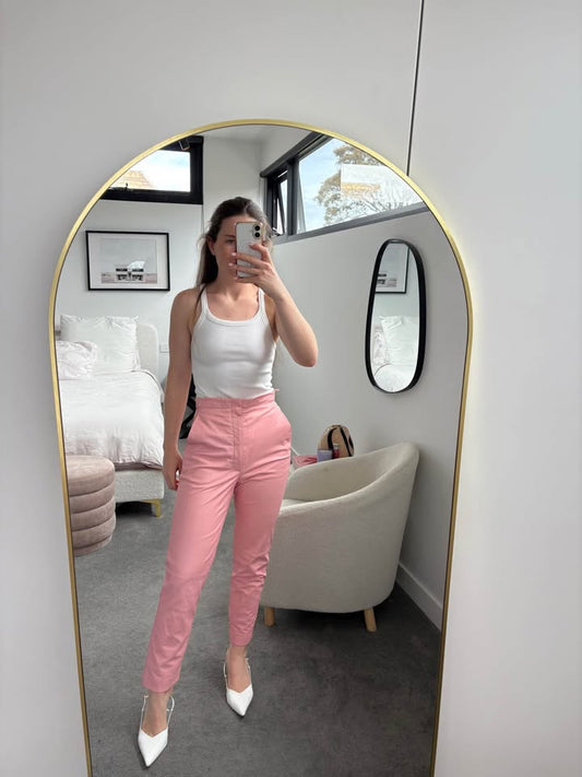 Scanlan Theodore Leather Pants - size 8