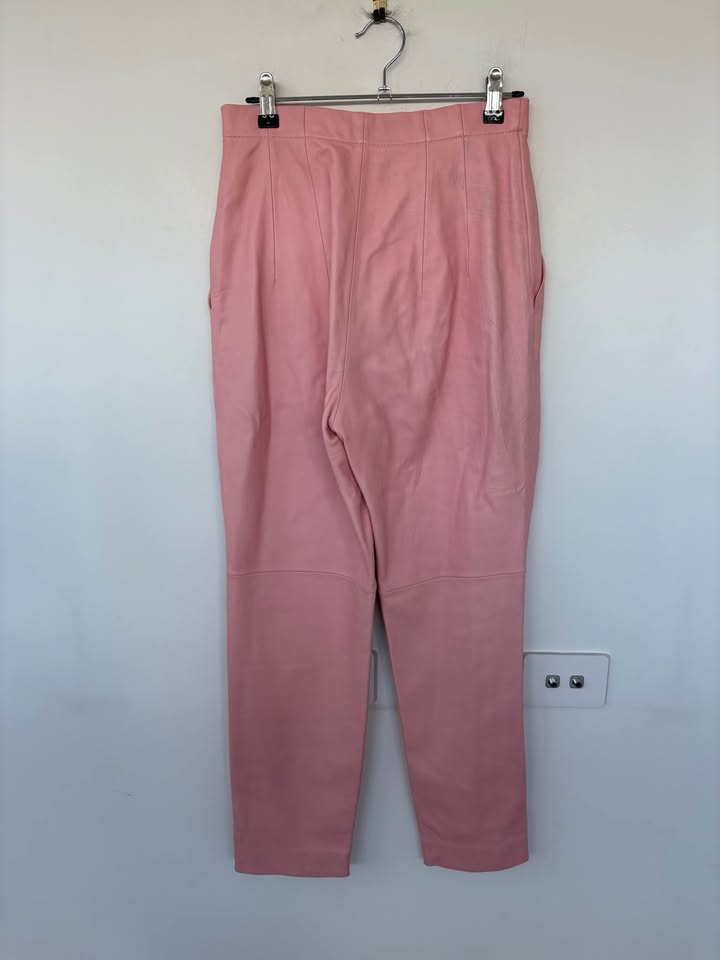 Scanlan Theodore Leather Pants - size 8