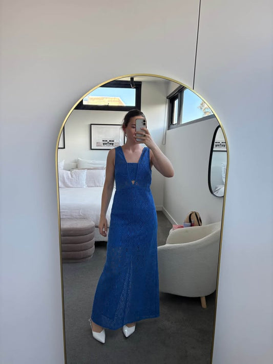 ROAME Crochet Maxi Dress