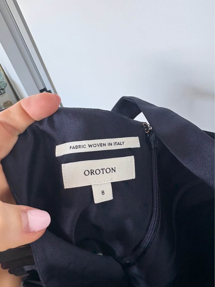Oroton Mini Dress - size 8